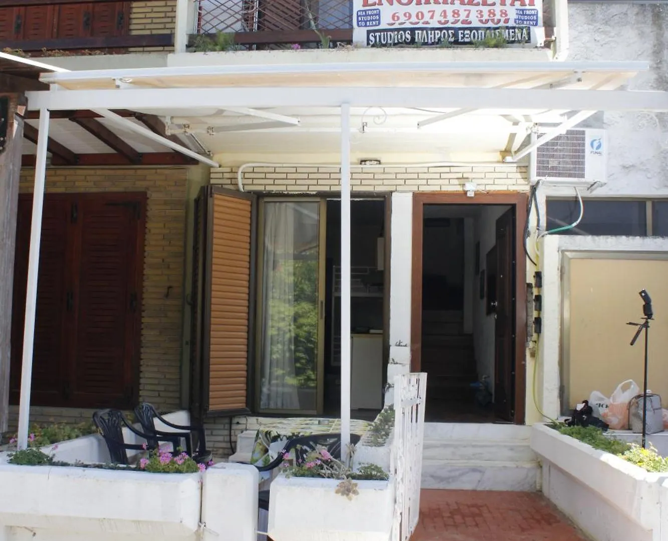 Studio To Rent In Front The Lovely Sea Fully Equipped Νέα Πλάγια Πανσιόν